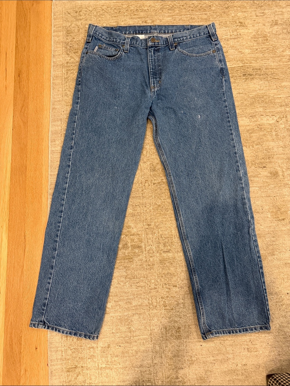 Carhartt Relaxed Fit Men's Blue Denim Jeans